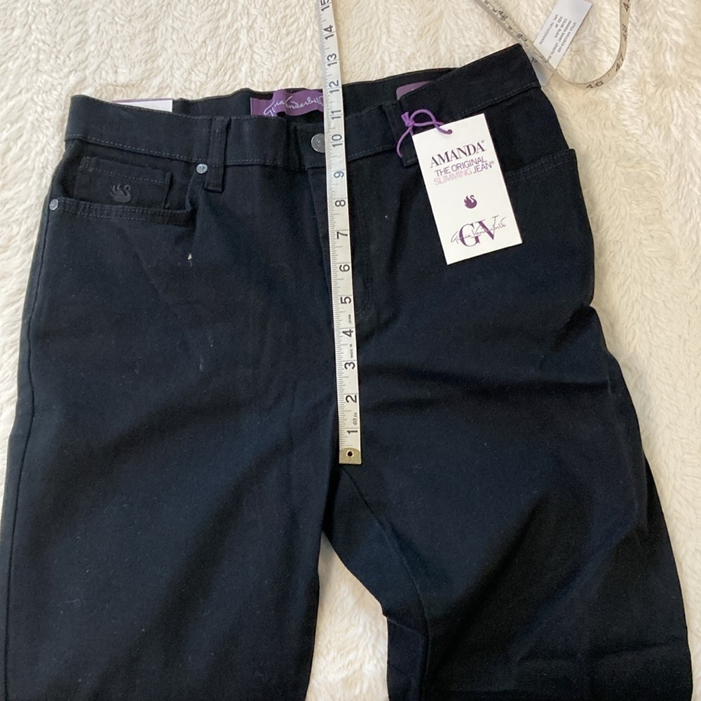 Gloria Vanderbilt Amanda High Rise Straight-Leg Jeans Size 8PS NWT PETITE - Picture 4 of 9